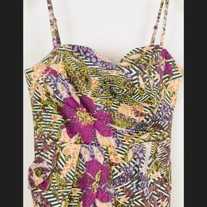 Anthropologie FEI NWT tropic vibes top sz 4